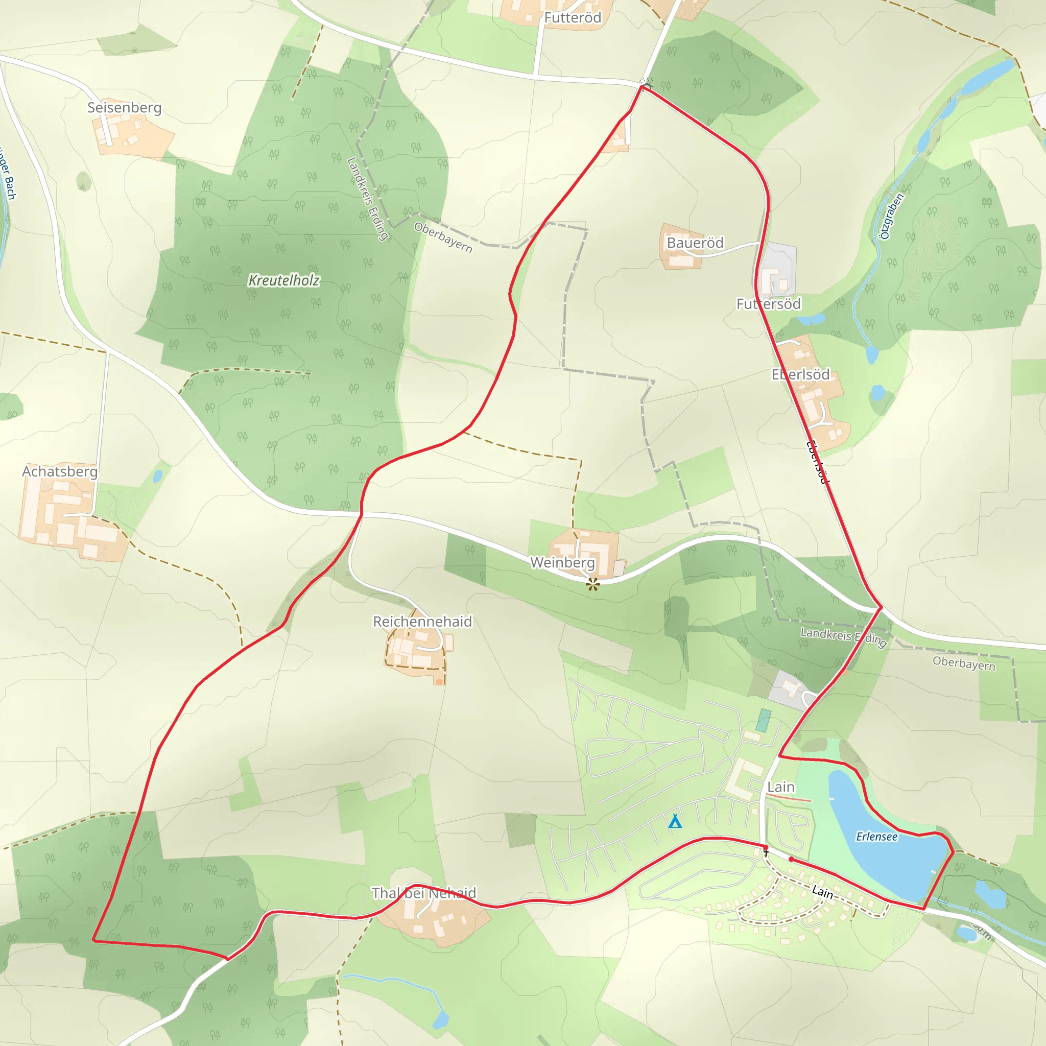 Erlensee Loop mobile static map