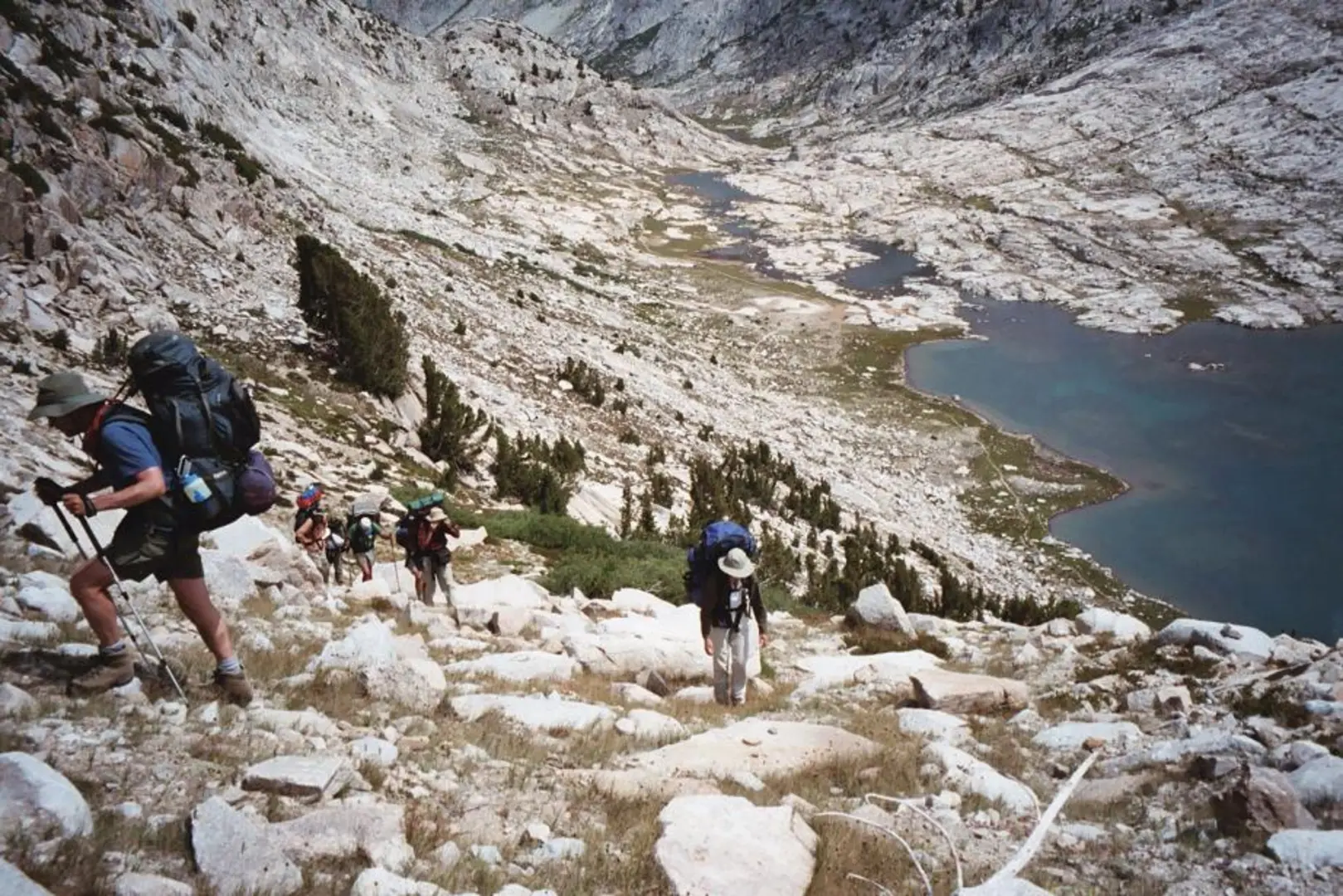 An image depicting the trail McGee Pack Station and McGee Pass Trail and its surrounding area.