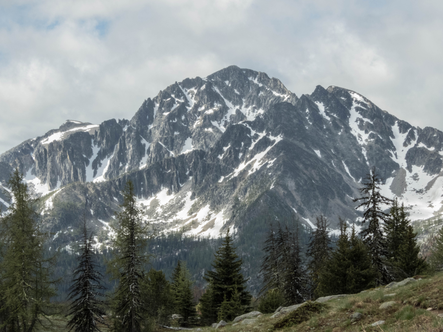 An image depicting the trail Tungsten Trail via Chewuch Trail and its surrounding area.