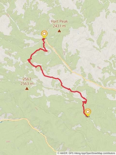 Ponil to Dean Camps Junction and Canyon to Dean Cow Trail