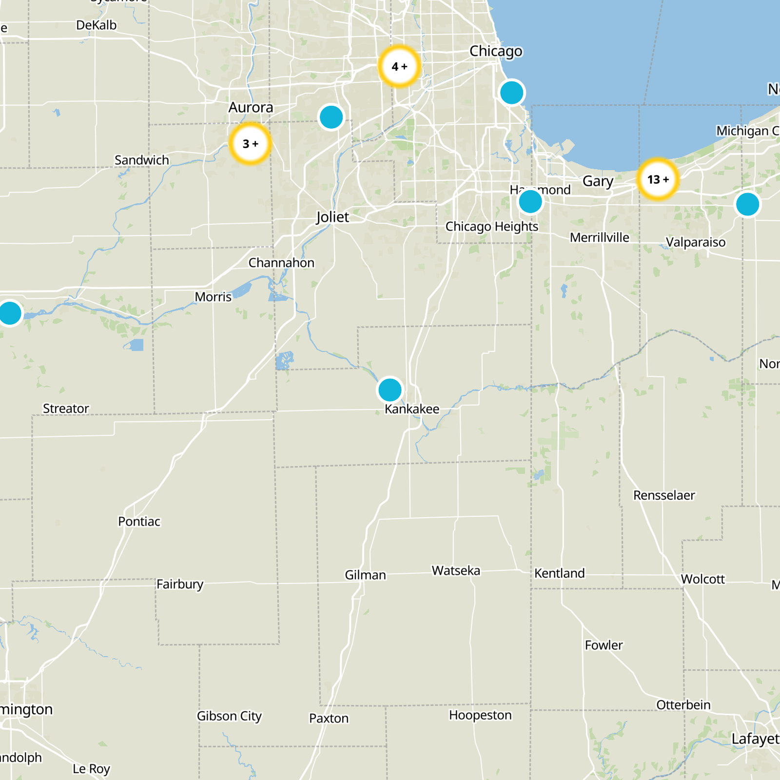 Kankakee County Static Map