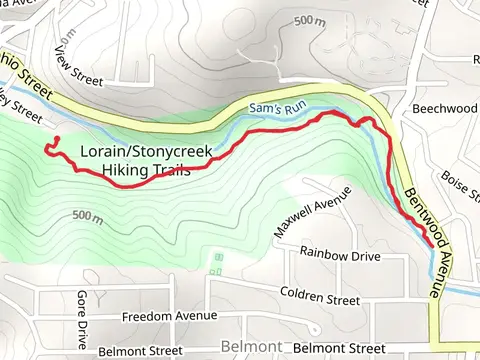 Sam's Run in Lorain Park