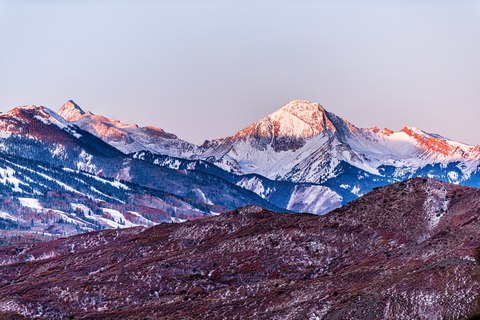 An image depicting the trail Carbonate Creek - Buckskin Trail and its surrounding area.
