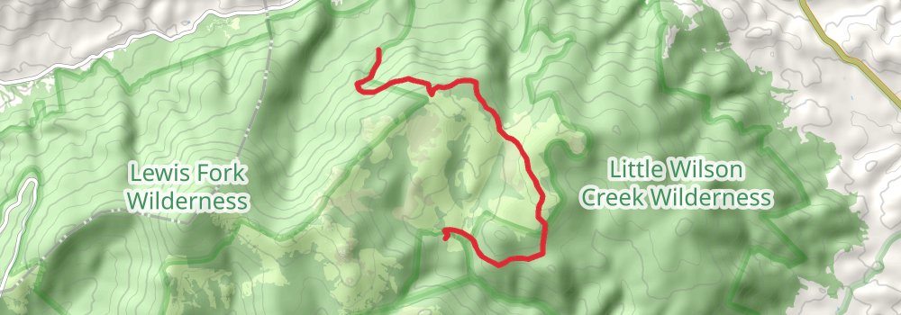 Appalachian Trail Section Hike - Bland to Damascus stage 9 Map