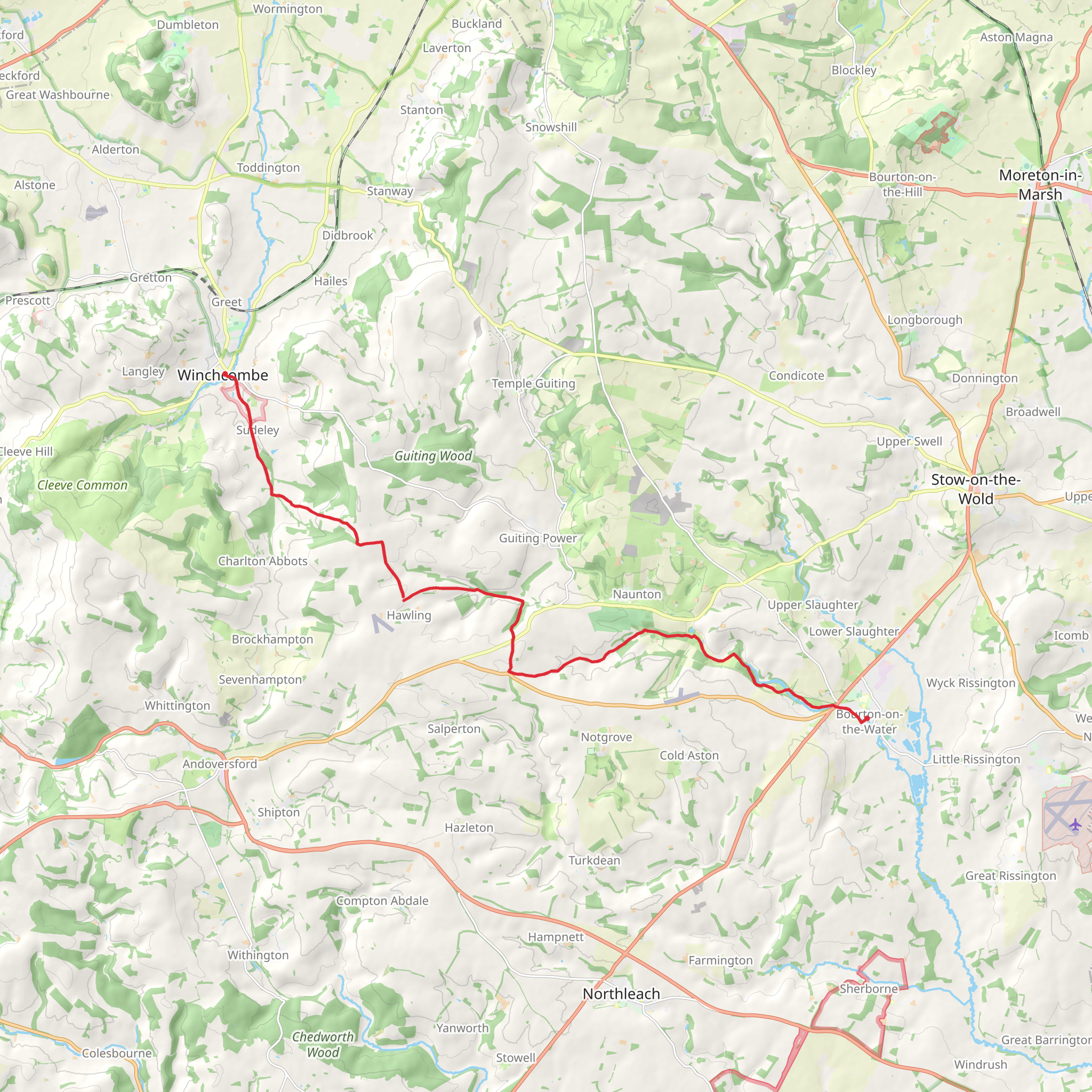 Windrush Way mobile static map