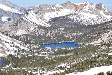 Bubbs Creek Trail via BUllfrog Lake and Gilbert Lake