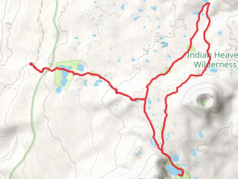 Old Cascase Crest Trail and Thomas Creek Trail