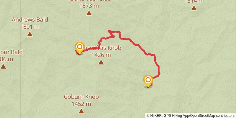 Upper Noland Creek via Deep Creek Trail stage 2 Map