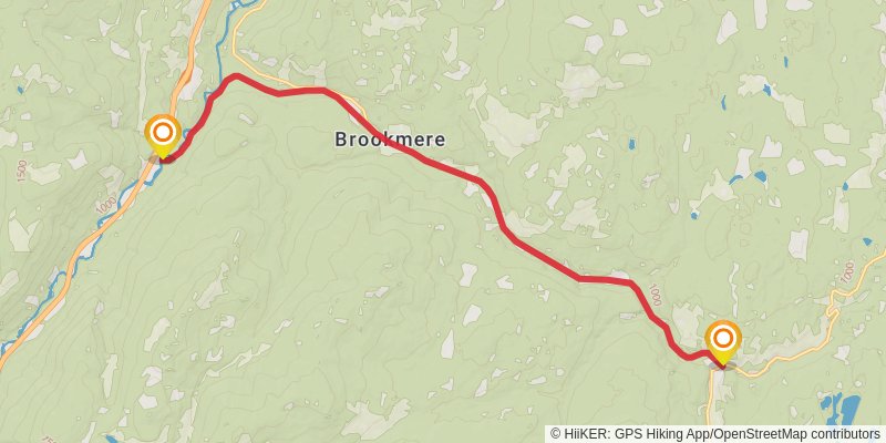 Kettle Valley Rail Trail stage 28 Map