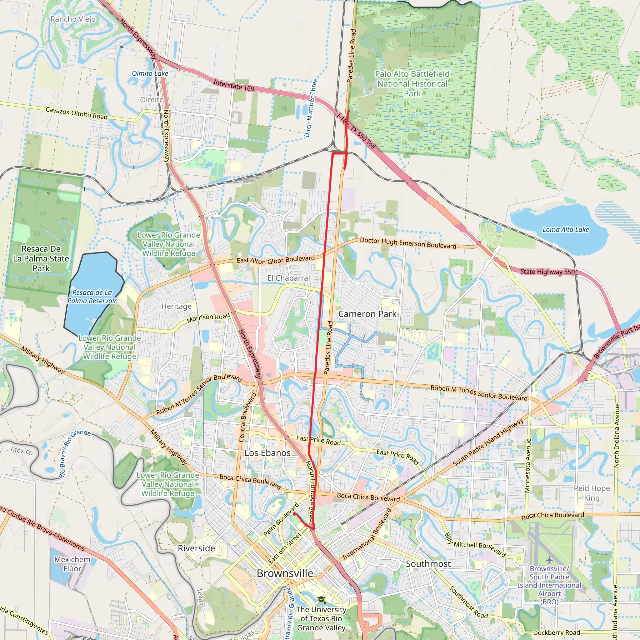 Brownville Historic Battlefield Trail mobile static map