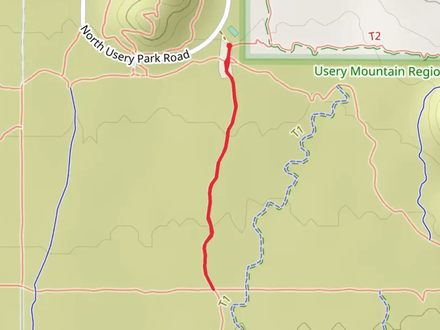 An image depicting the trail Noso Trail and its surrounding area.