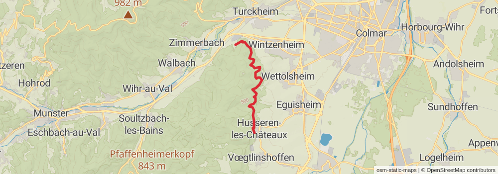 Camino Strasbourg-Saint Jean Pied de Port via Le Puy alt 4 Map