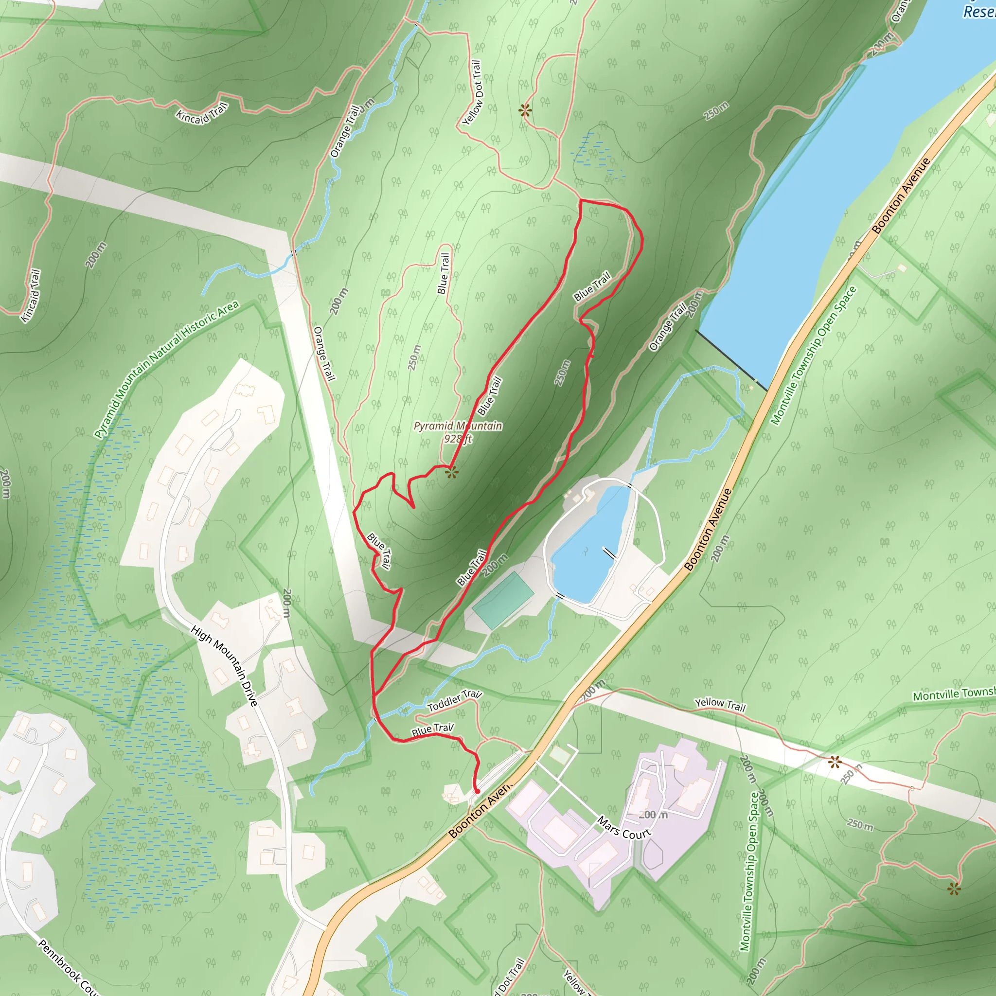 Pyramid Mountain Loop mobile static map