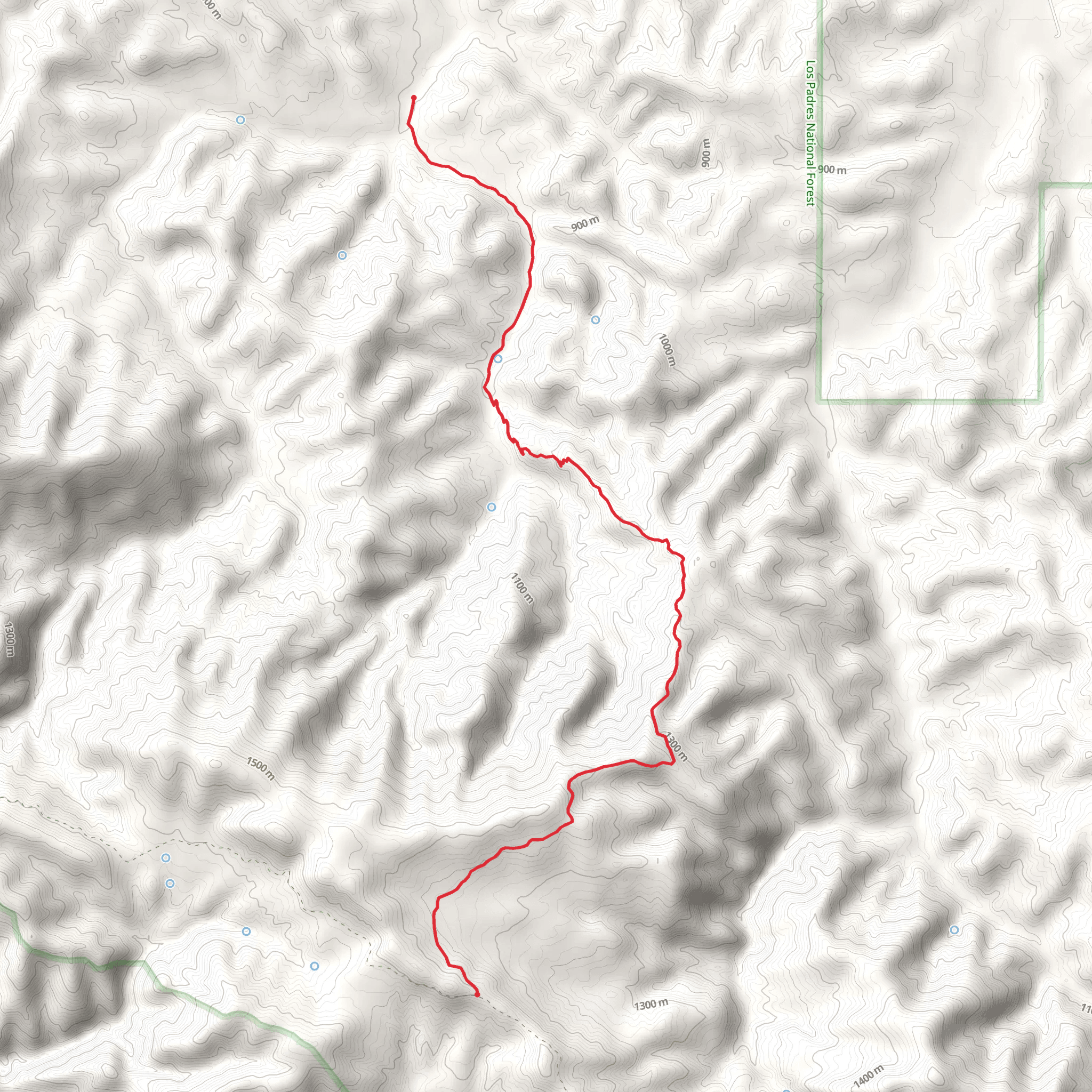 Bull Ridge Trail mobile static map