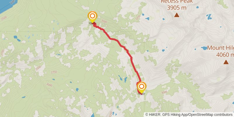 Sandpiper Lake via Pacific Crest Trail and Bear Ridge Trail stage 2 Map