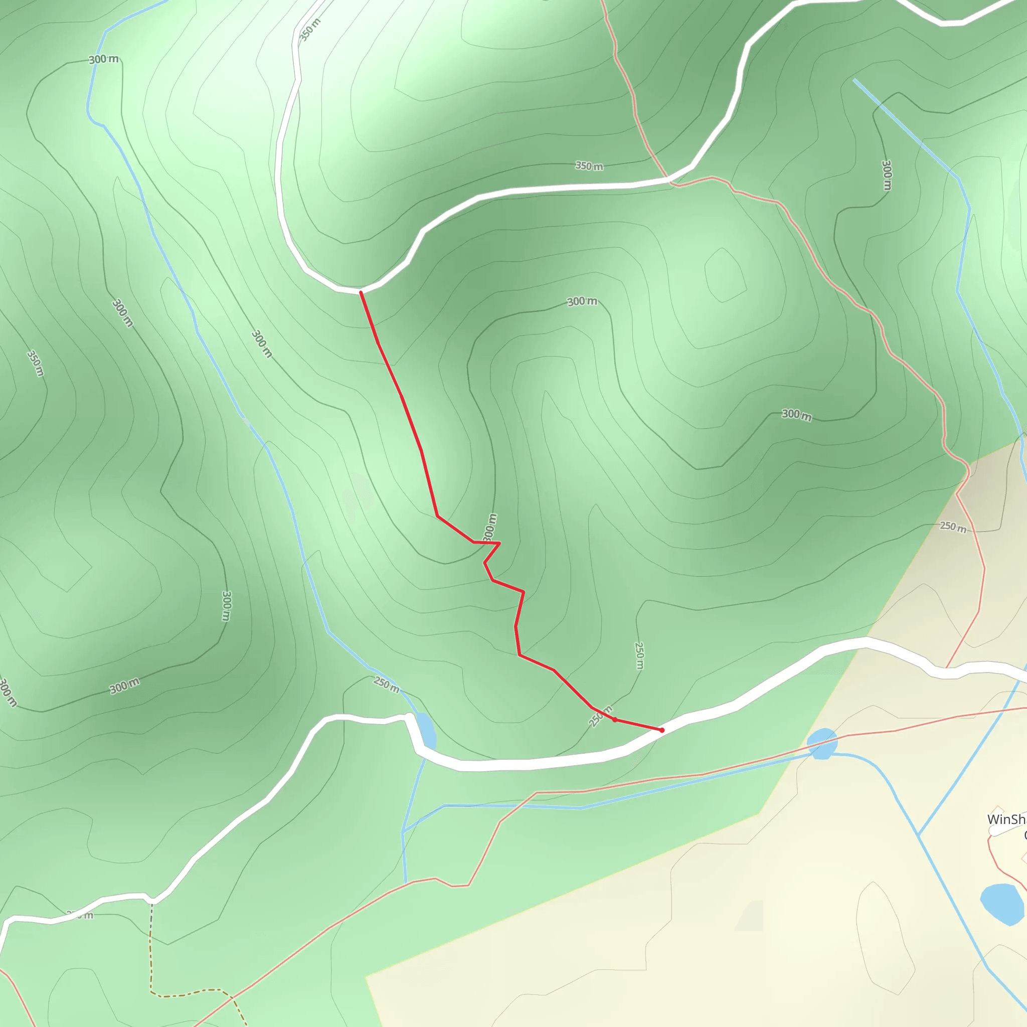 Little Dry Creek mobile static map