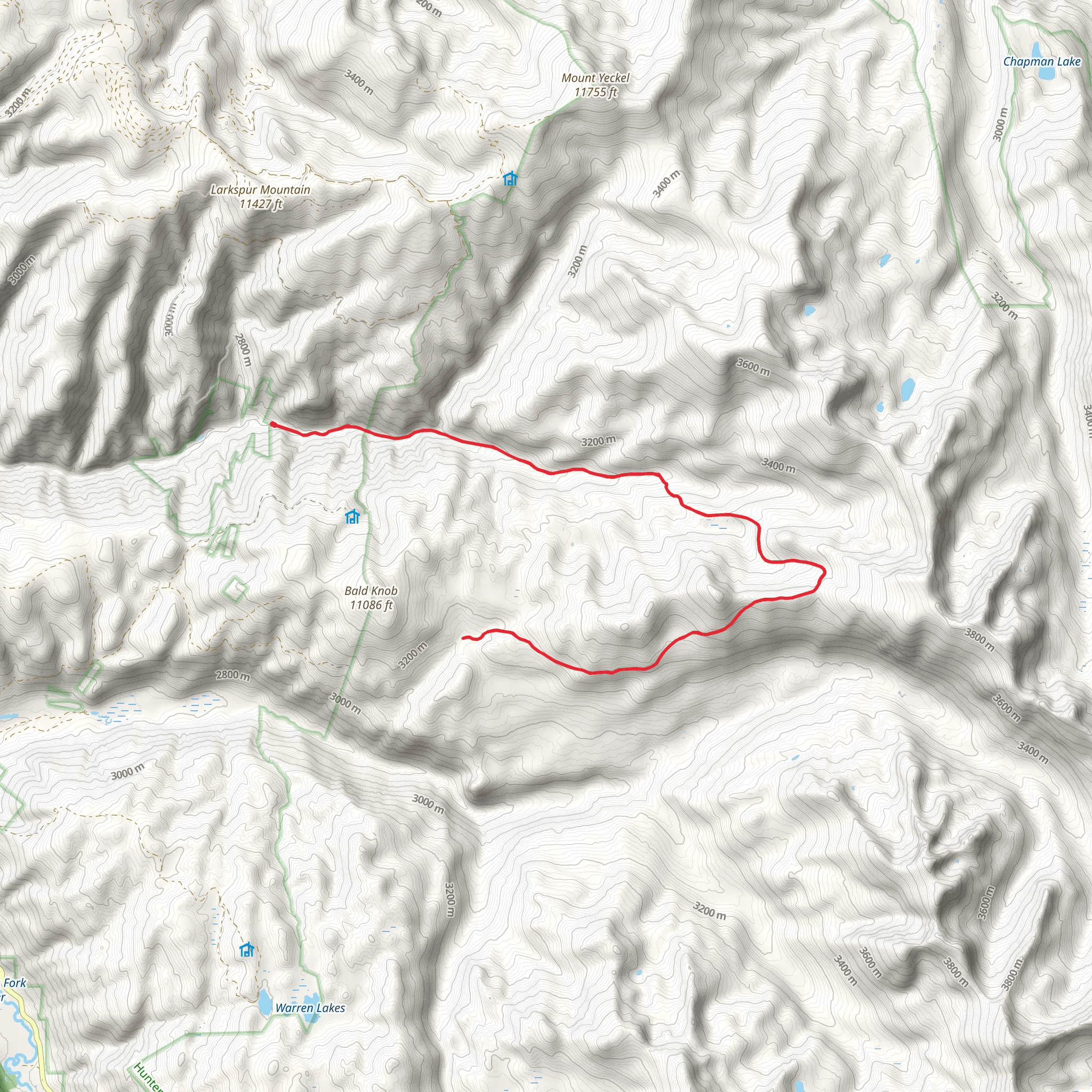 Woody Creek Trail mobile static map