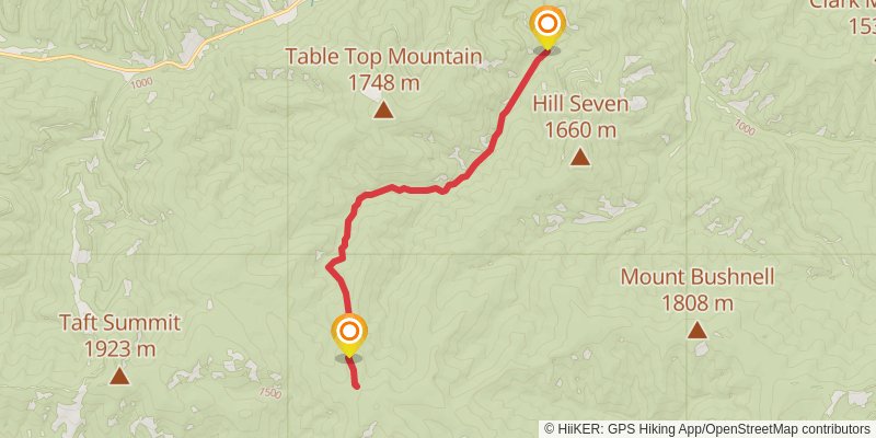 Wilkes Creek Trail stage 2 Map