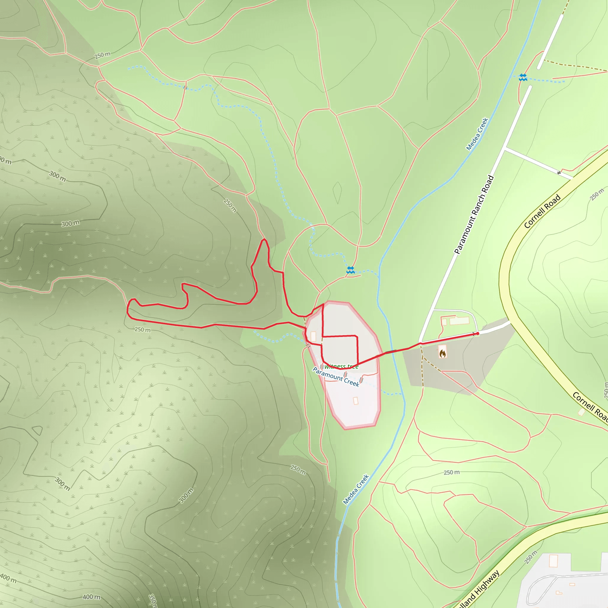 Paramount Ranch Drive Loop mobile static map