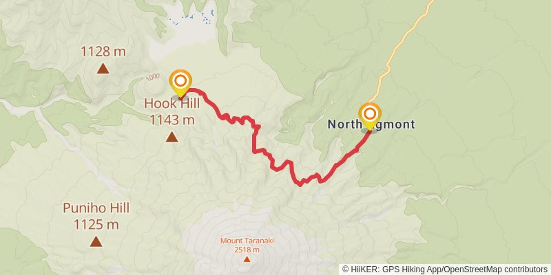 Bells Falls Track stage 2 Map