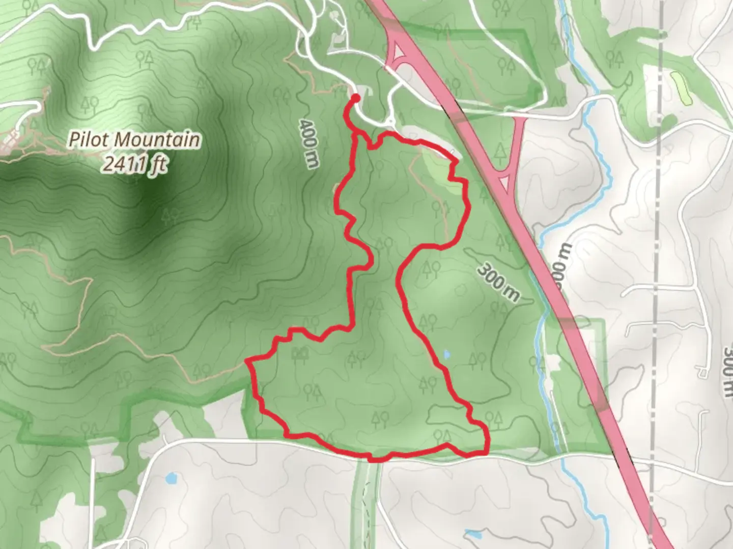 An image depicting the trail Grassy Ridge and Mountain Loop Trail and its surrounding area.