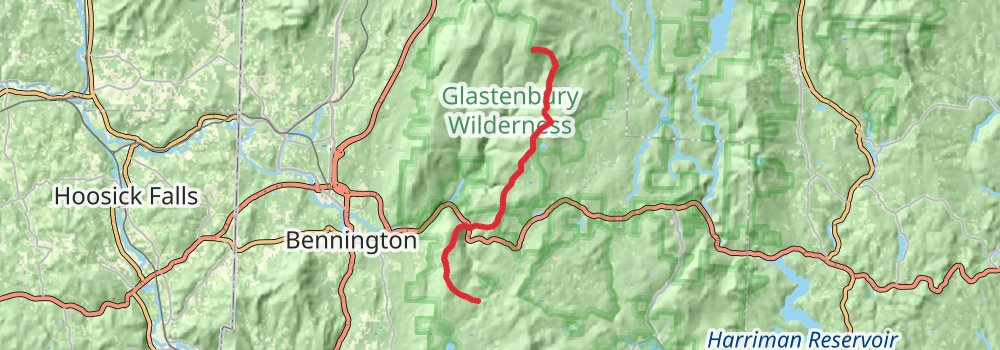 Appalachian Trail - Vermont stage 2 Map