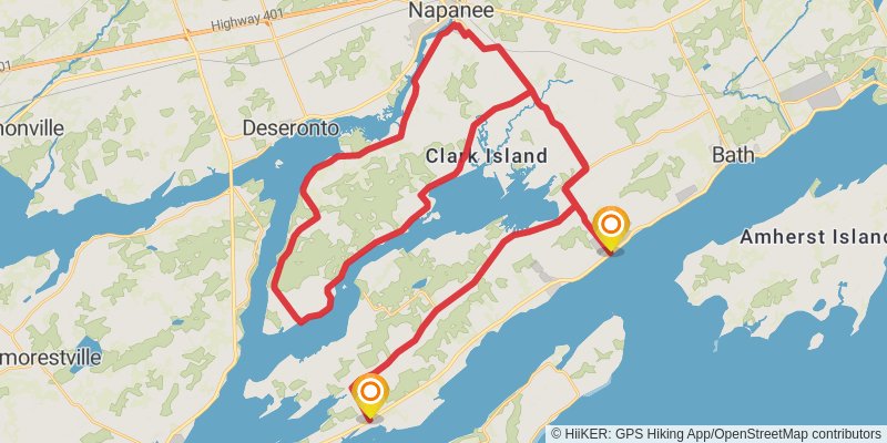 Waterfront Trail alt 3 Map