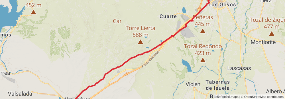 GR 234 La Jorgeada stage 4 Map