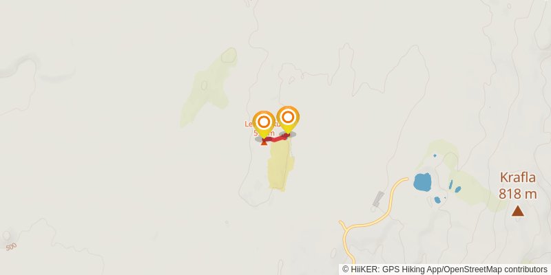 The Myvatn Trail alt 6 Map