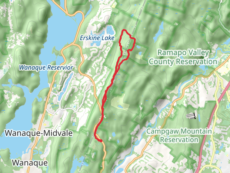 Cannonball, Ringwood-Ramapo and high Mountain Loop Trail