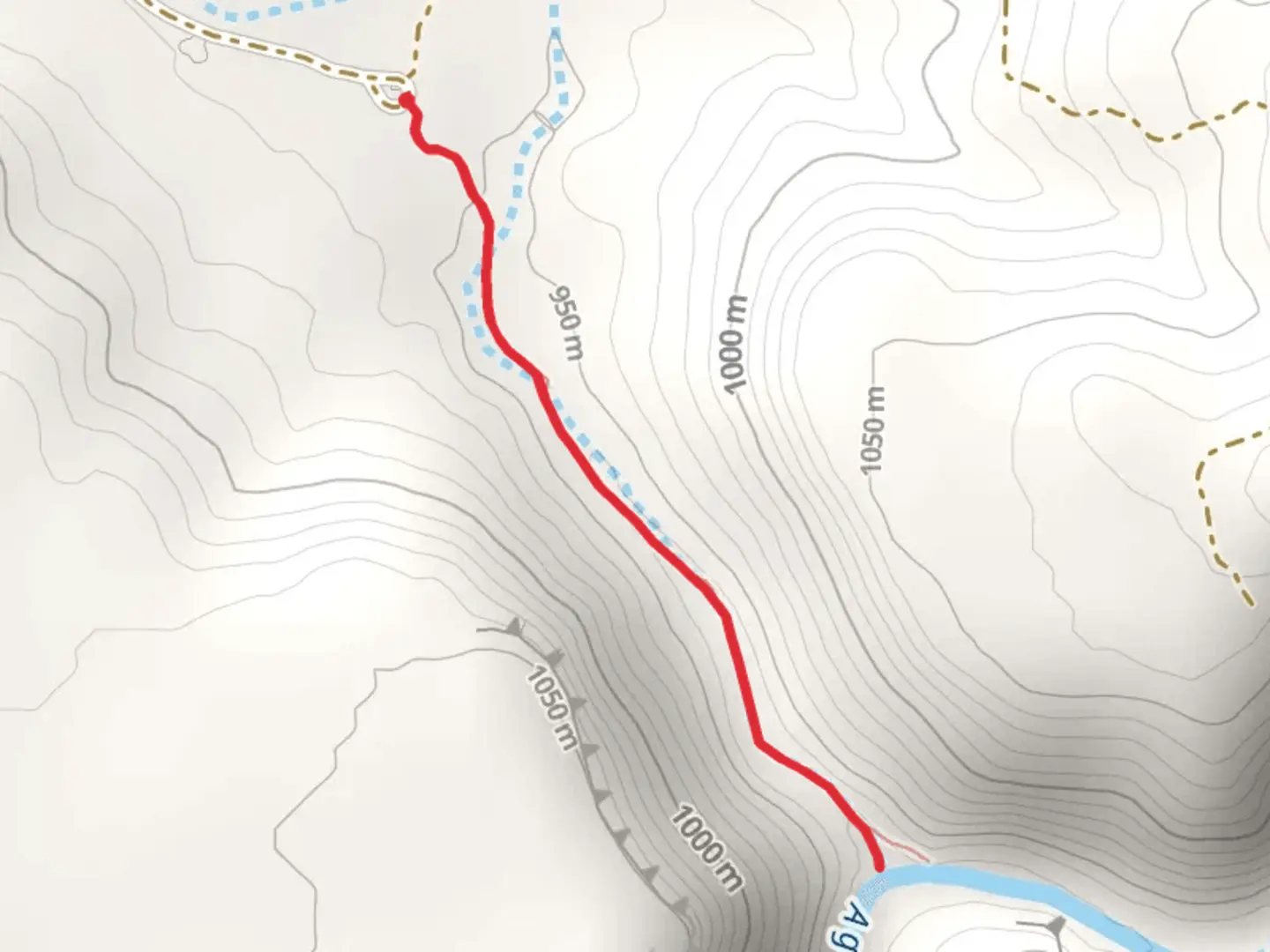An image depicting the trail Badger Spring Wash Trail and its surrounding area.