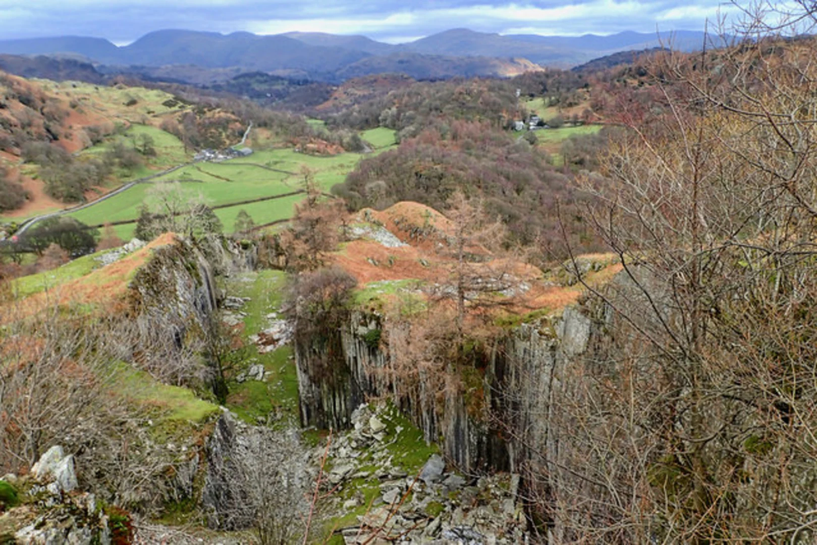 An image depicting the trail Coniston Country Park, Limestone Haw and Whins Wood Loop and its surrounding area.