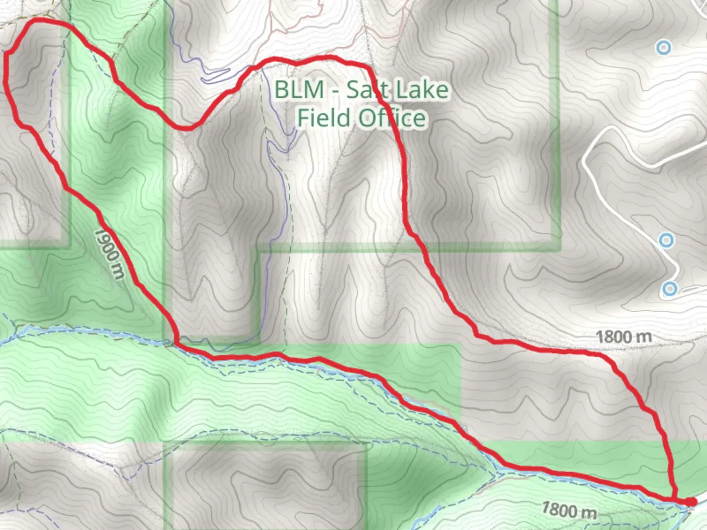 An image depicting the trail Turkey Hollow Trail and Yellow Fork Ridge North Loop and its surrounding area.