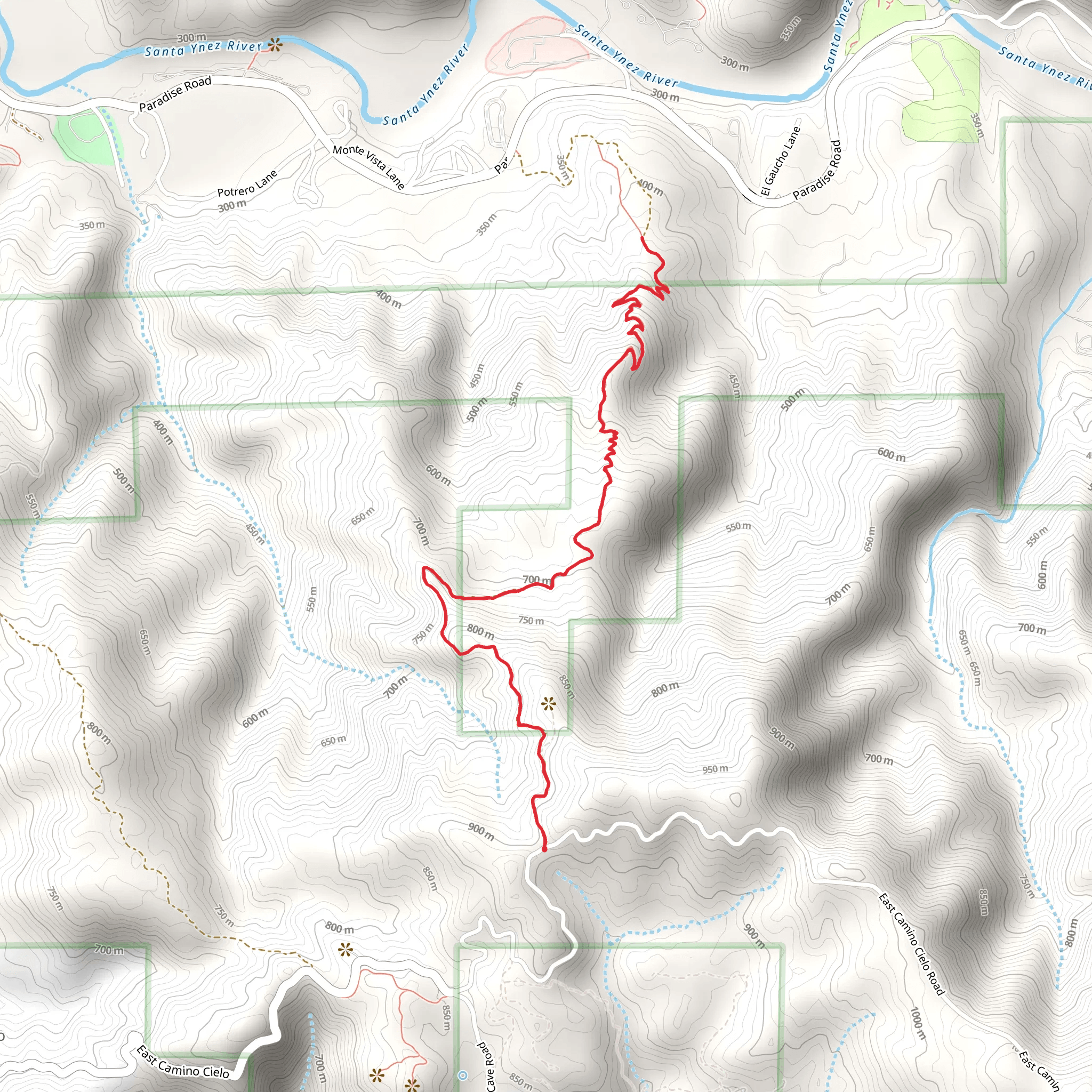 Snyder Trail mobile static map