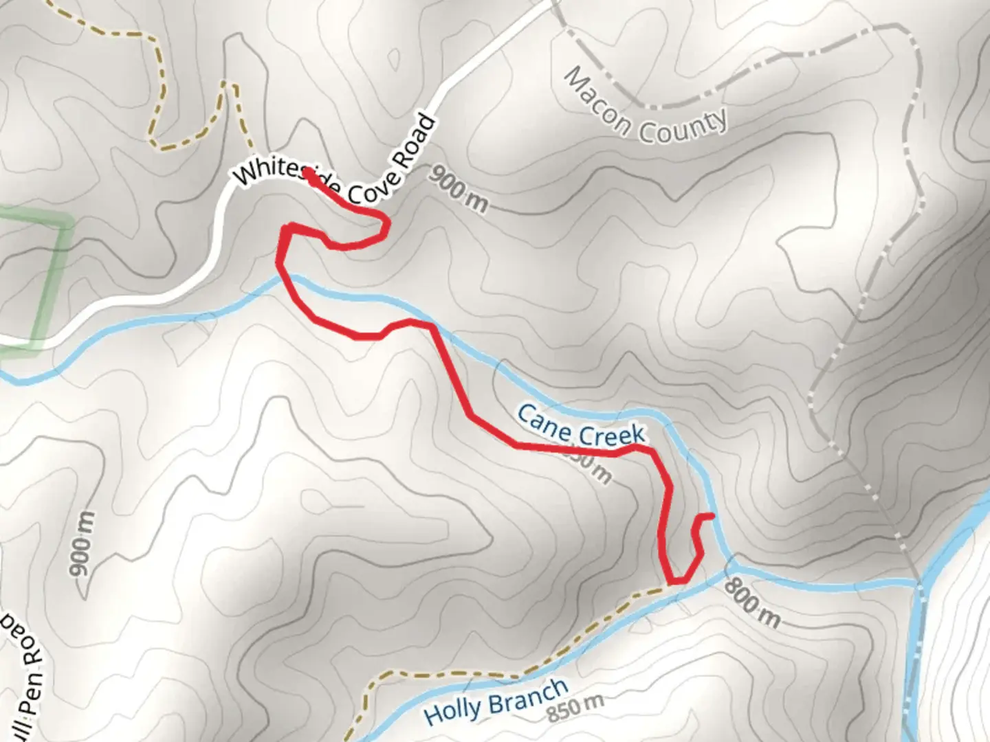 An image depicting the trail Cane Creek Walk and its surrounding area.