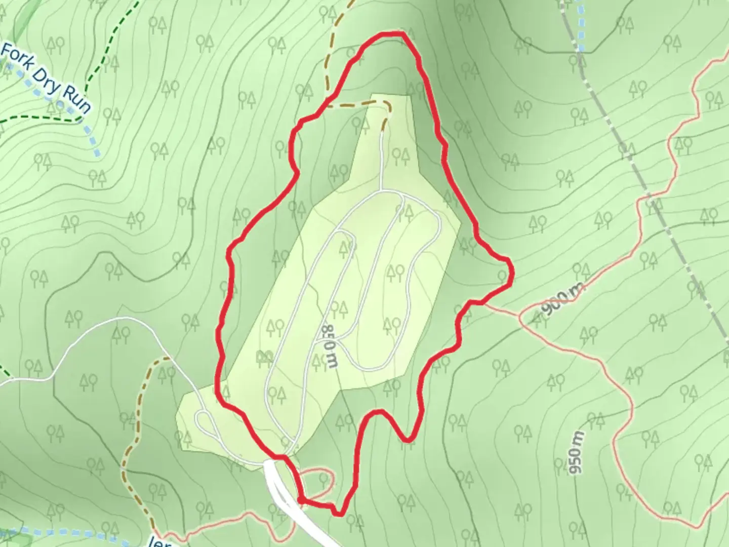 An image depicting the trail Traces Nature Loop Trail and its surrounding area.