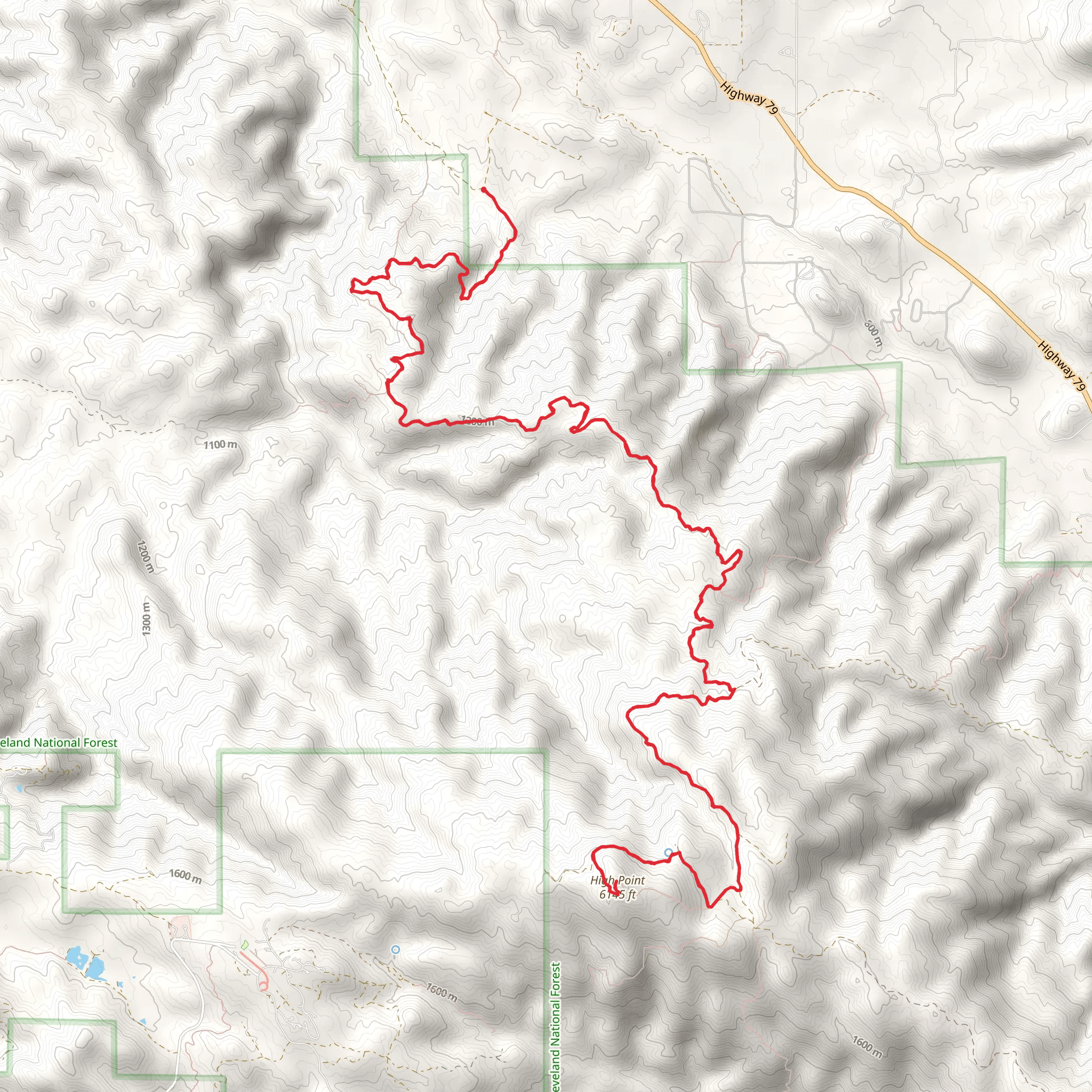 High Point Lookout mobile static map