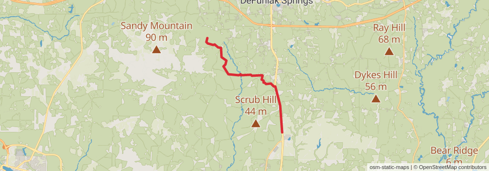 American Perimeter Trail - Florida Primary stage 10 Map