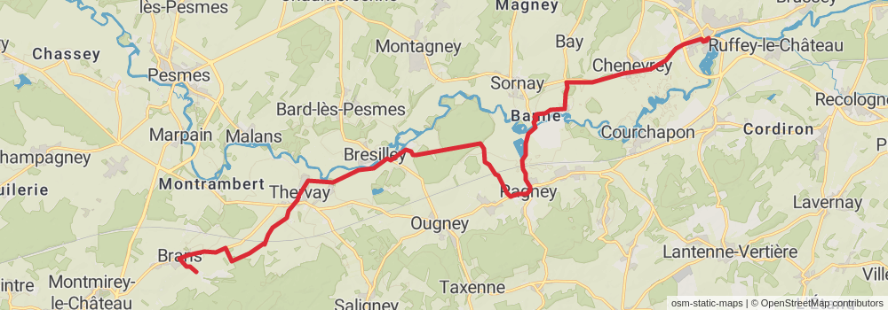 Camino Strasbourg-Saint Jean Pied de Port via Le Puy stage 19 Map