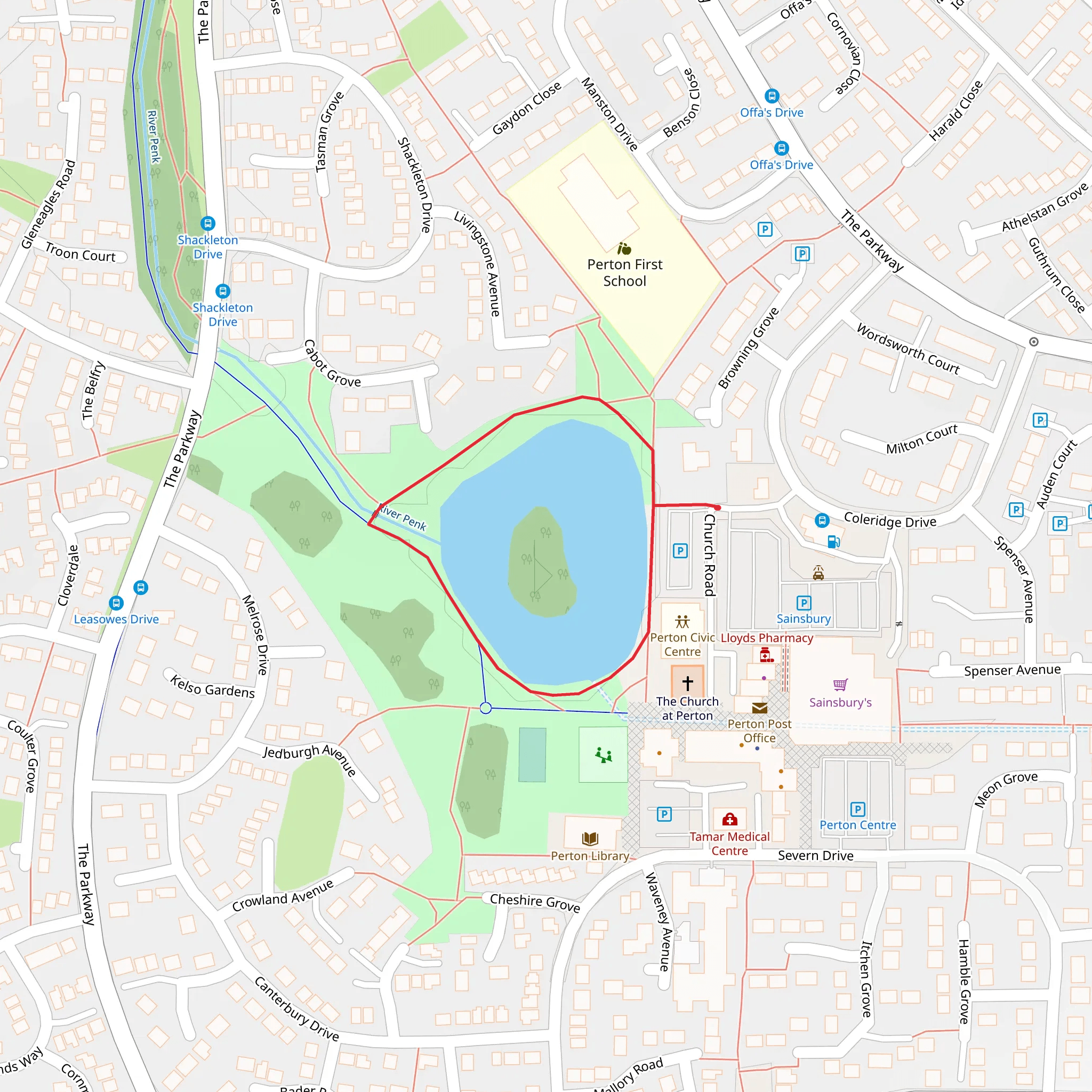 River Penk Loop mobile static map