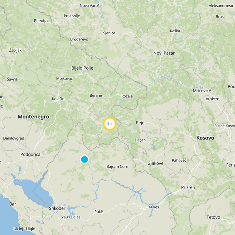 Peja / Peć Static Map