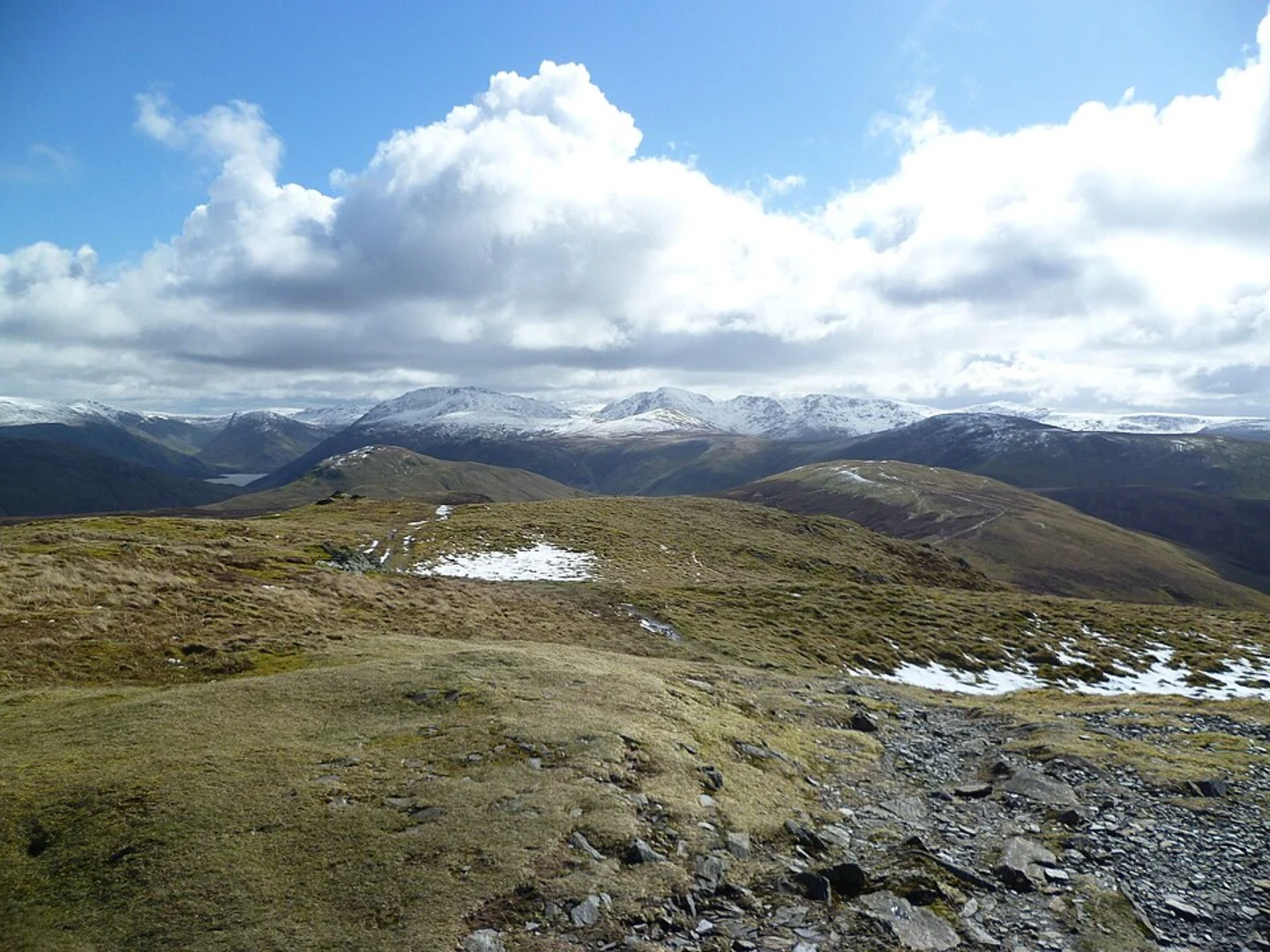 An image depicting the trail Gavel Fell, Blake Fell and Sharp Knoll Loop and its surrounding area.
