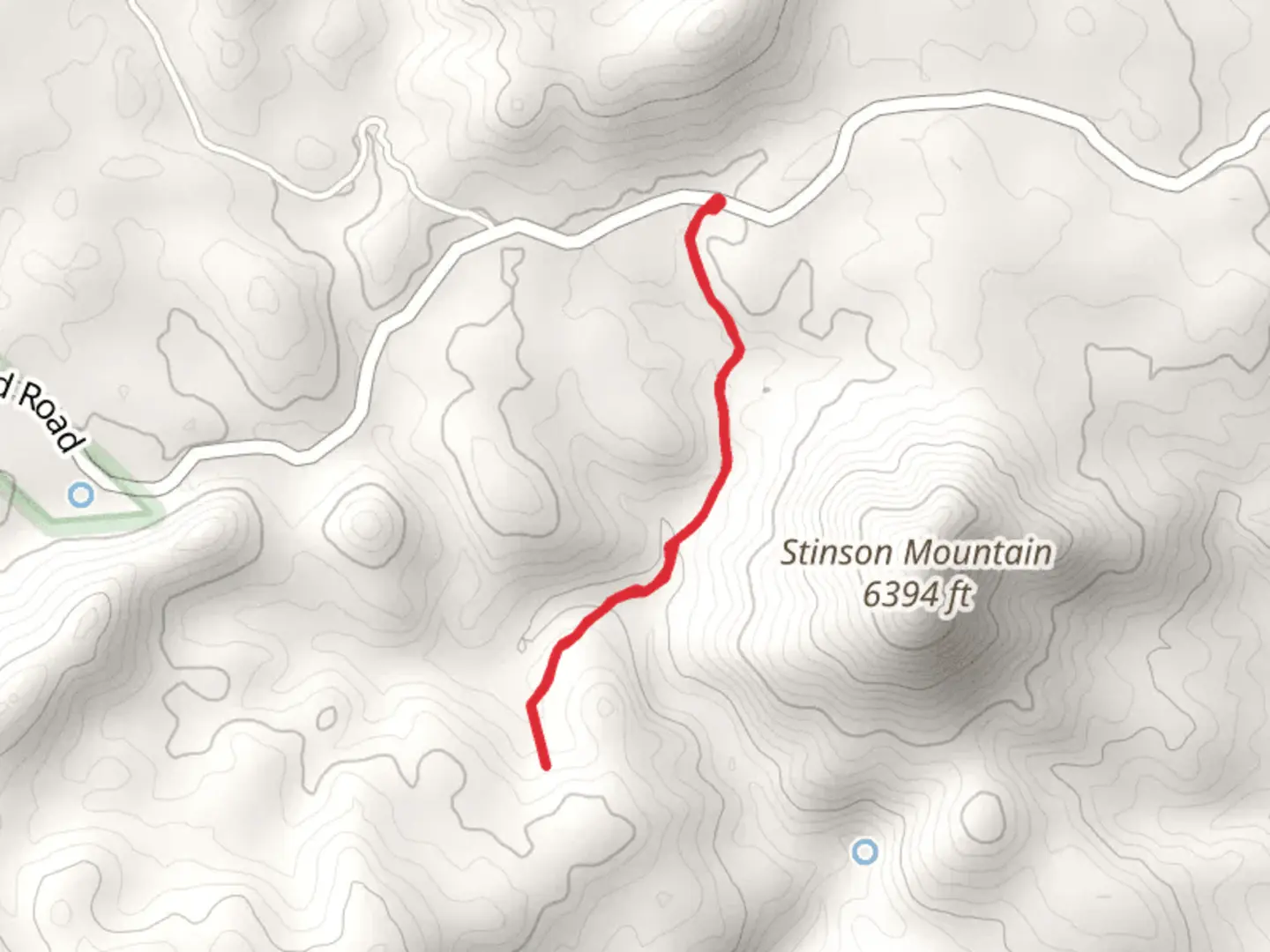 An image depicting the trail Stinson Tank Trail and its surrounding area.