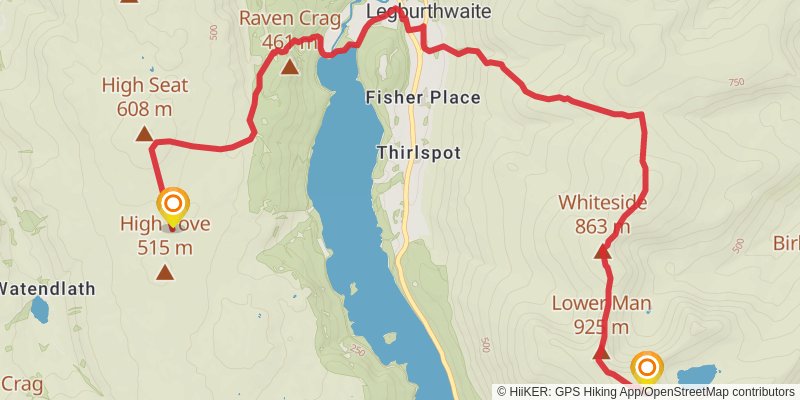 Thirlmere Loop stage 2 Map