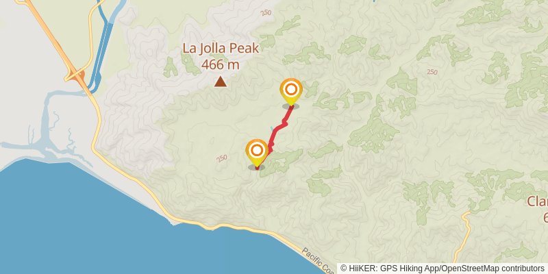 Point Mugu State Park Loop alt 2 Map