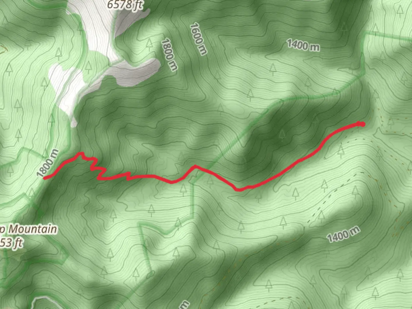 An image depicting the trail North Gold Creek Trail and its surrounding area.