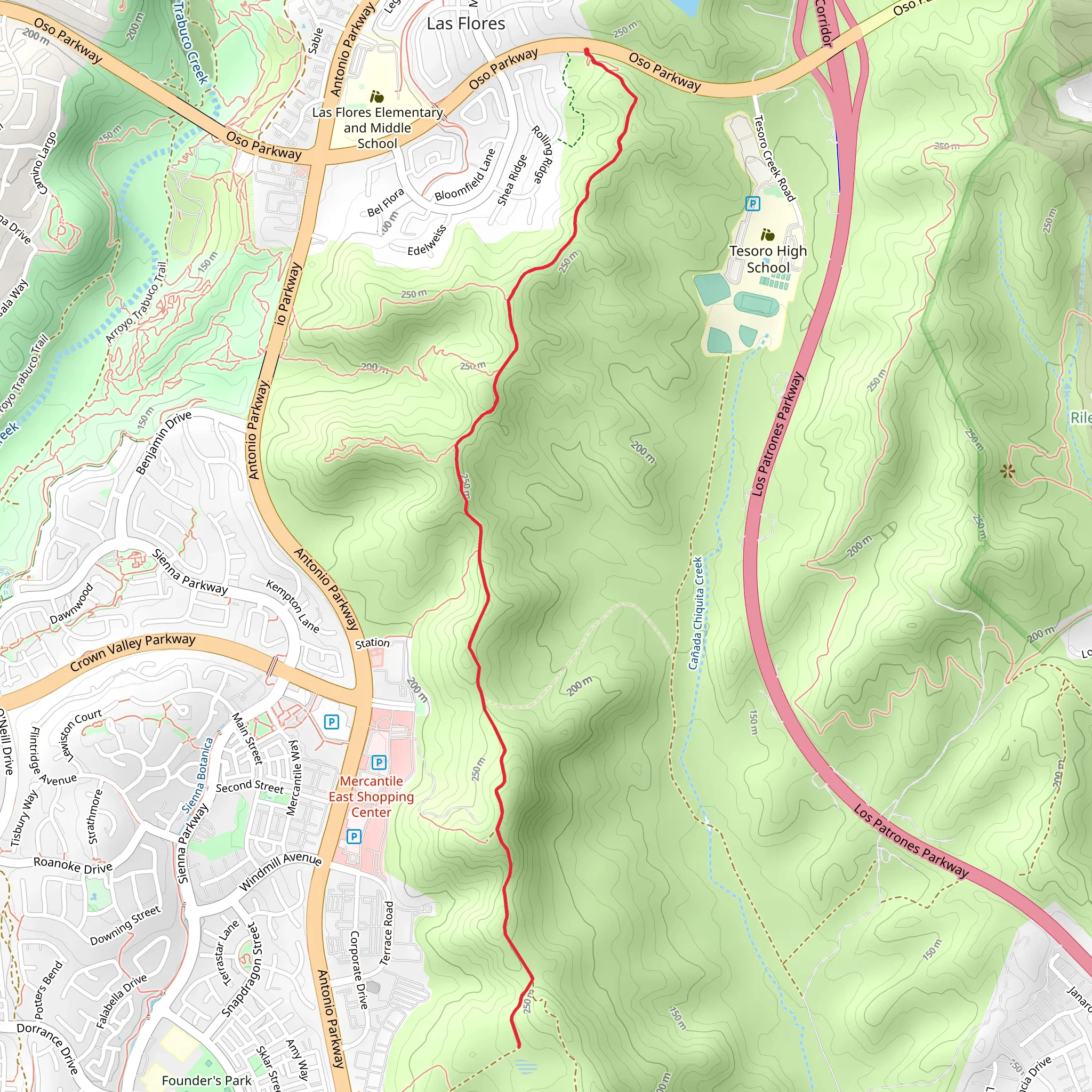 Ladera Ranch Trails mobile static map