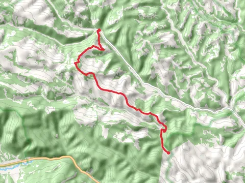 Ponil to Dean Camps Junction and Canyon to Dean Cow Trail
