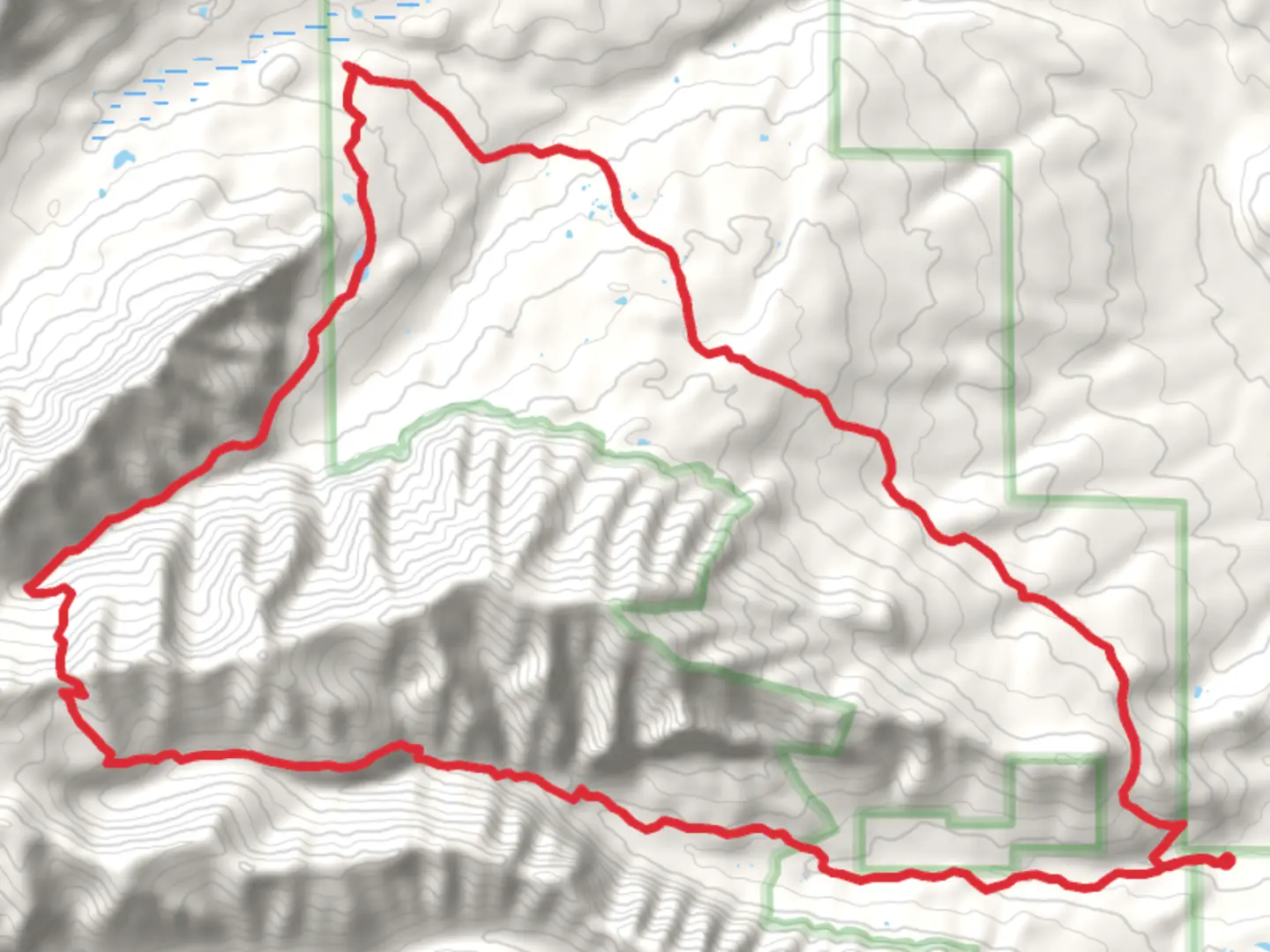 An image depicting the trail Mill Castle Trail and Lowline Trail Loop and its surrounding area.