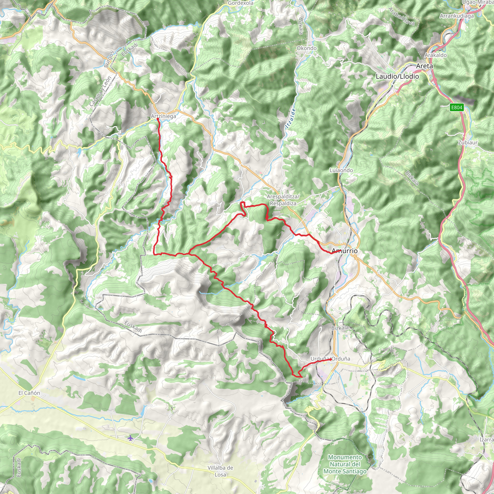 GR 284 Camino Real de la Sopeña mobile static map